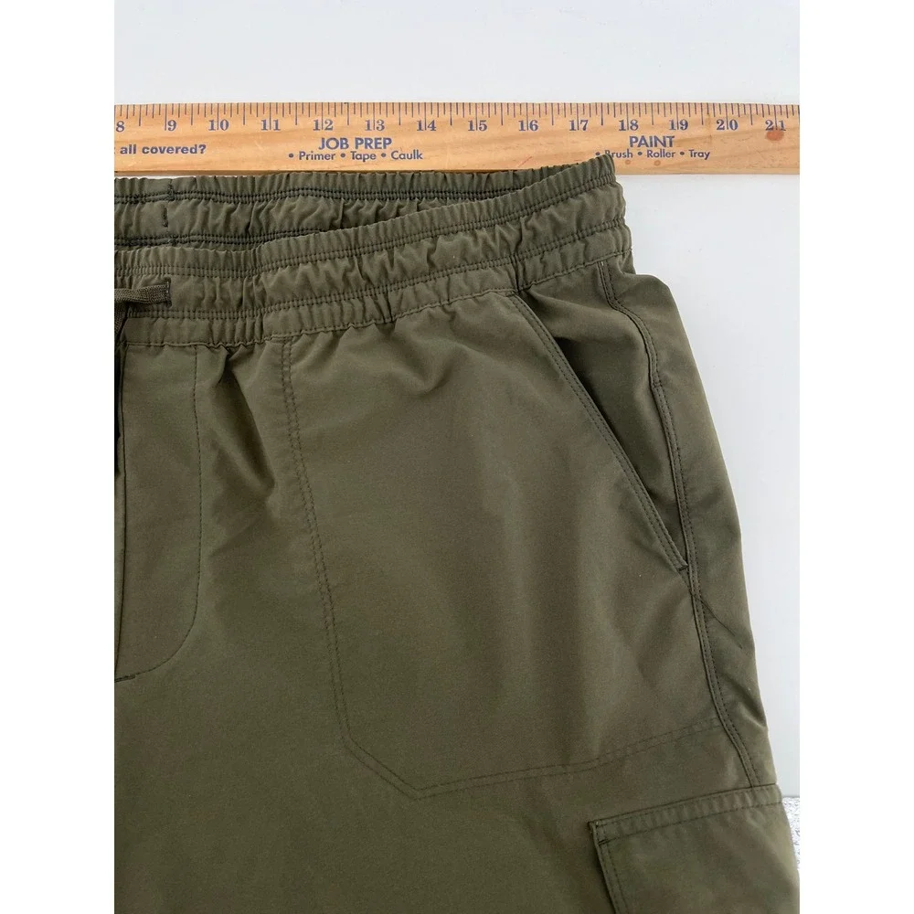 The North‎ Face Cargo Pants Olive Green Elastic Waist Never stop exploring XL